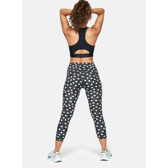 NWT Outdoor Voices polka dot TechSweat 3/4 legging size XS - Picture 2 of 6